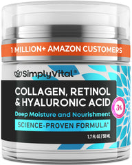 SimplyVital frasco frontal mostrando etiqueta y tamaño, reafirma confianza