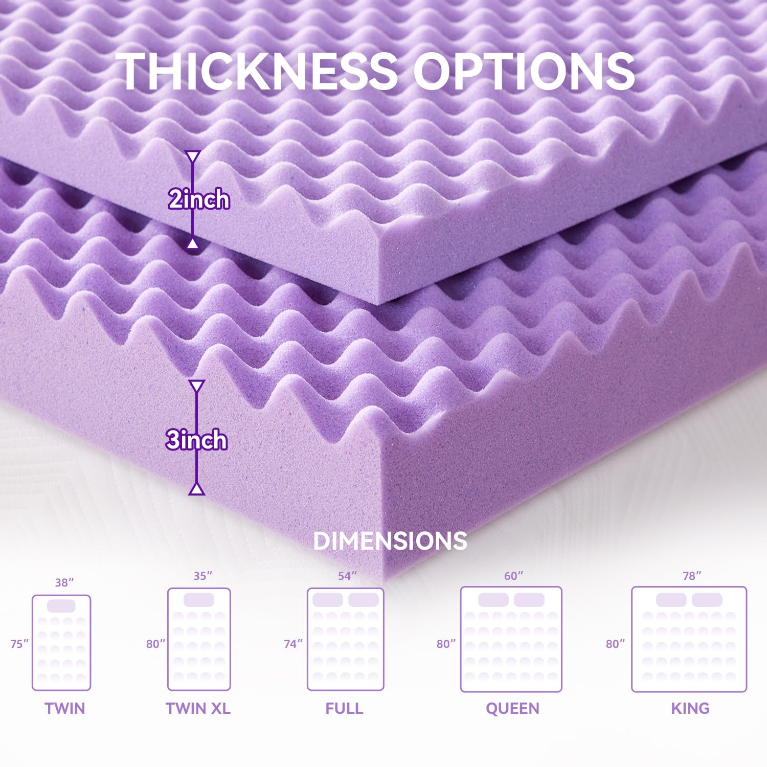 SINWEEK topper in bedroom lifestyle scene enhancing mattress comfort