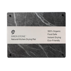 Siren Stone front view slate mat showing clean, quick-drying surface benefit