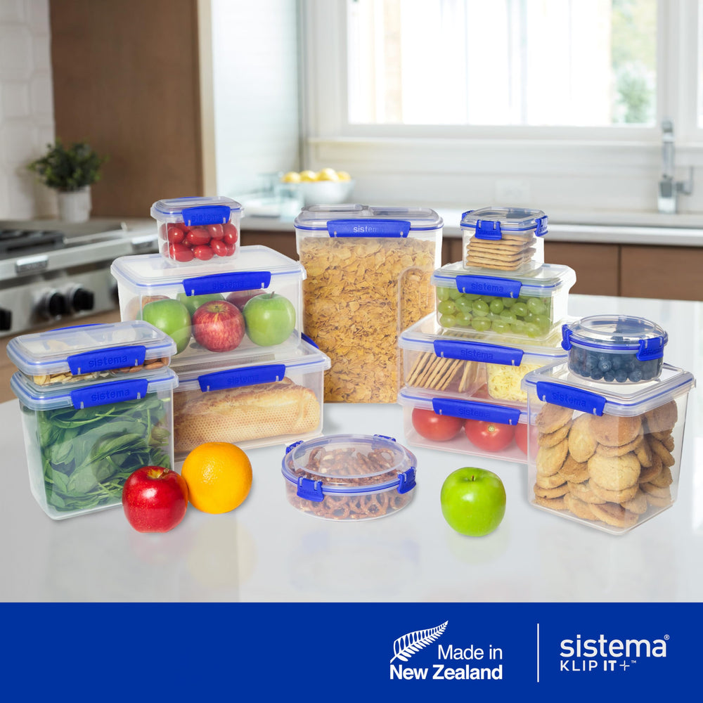 Sistema KLIP IT comparación con mano para mostrar escala y capacidad 7L