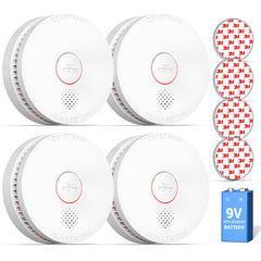 SITERWELL GS509A front view showing compact smoke alarm and clear grille for quick detection