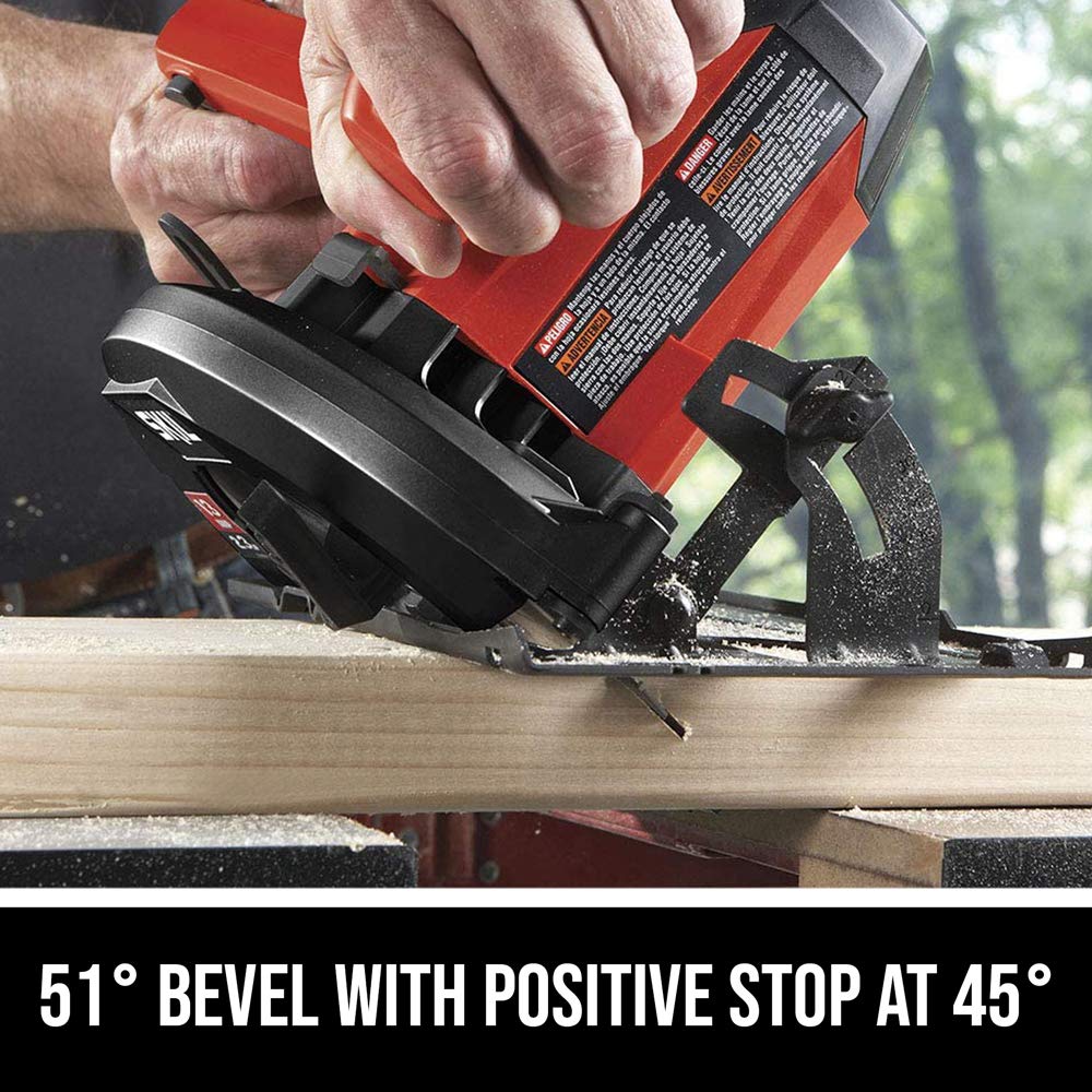 Skil 5080-01 soplador de polvo en acción manteniendo la línea de corte despejada