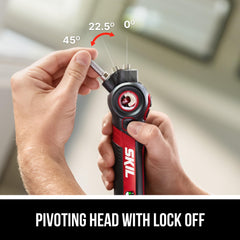 SKIL Twist detalle del cabezal pivotante que mejora el acceso