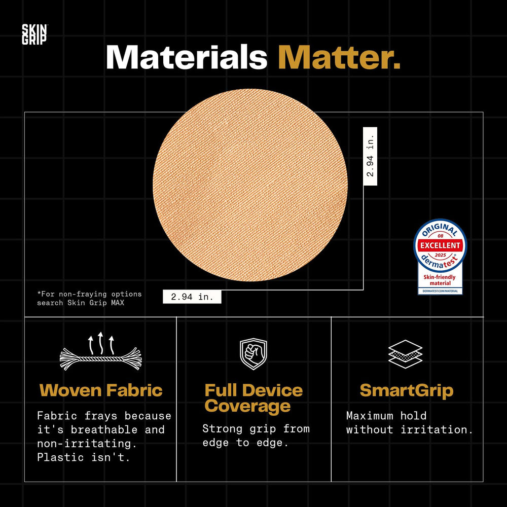 Skin Grip parche pre-cortado dividido en cuatro partes para fácil colocación