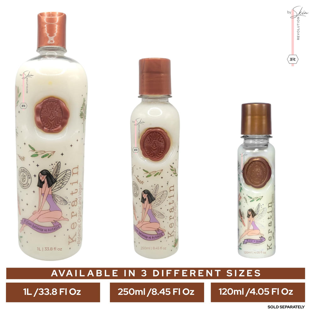 Skin Revolution comparación antes y después con cabello más liso y brillante