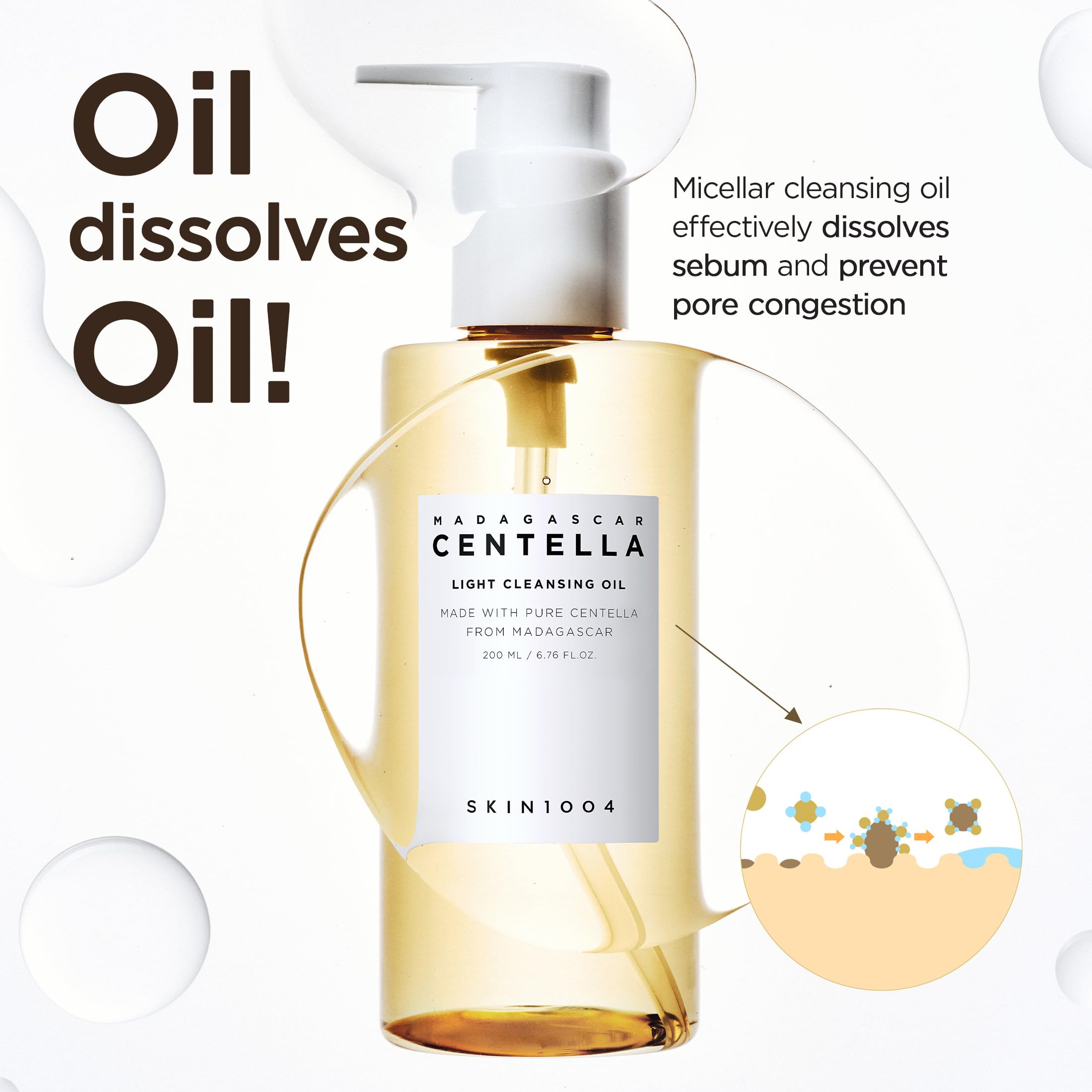 SKIN1004 comparación de tamaño de botellas para referencia de cantidad