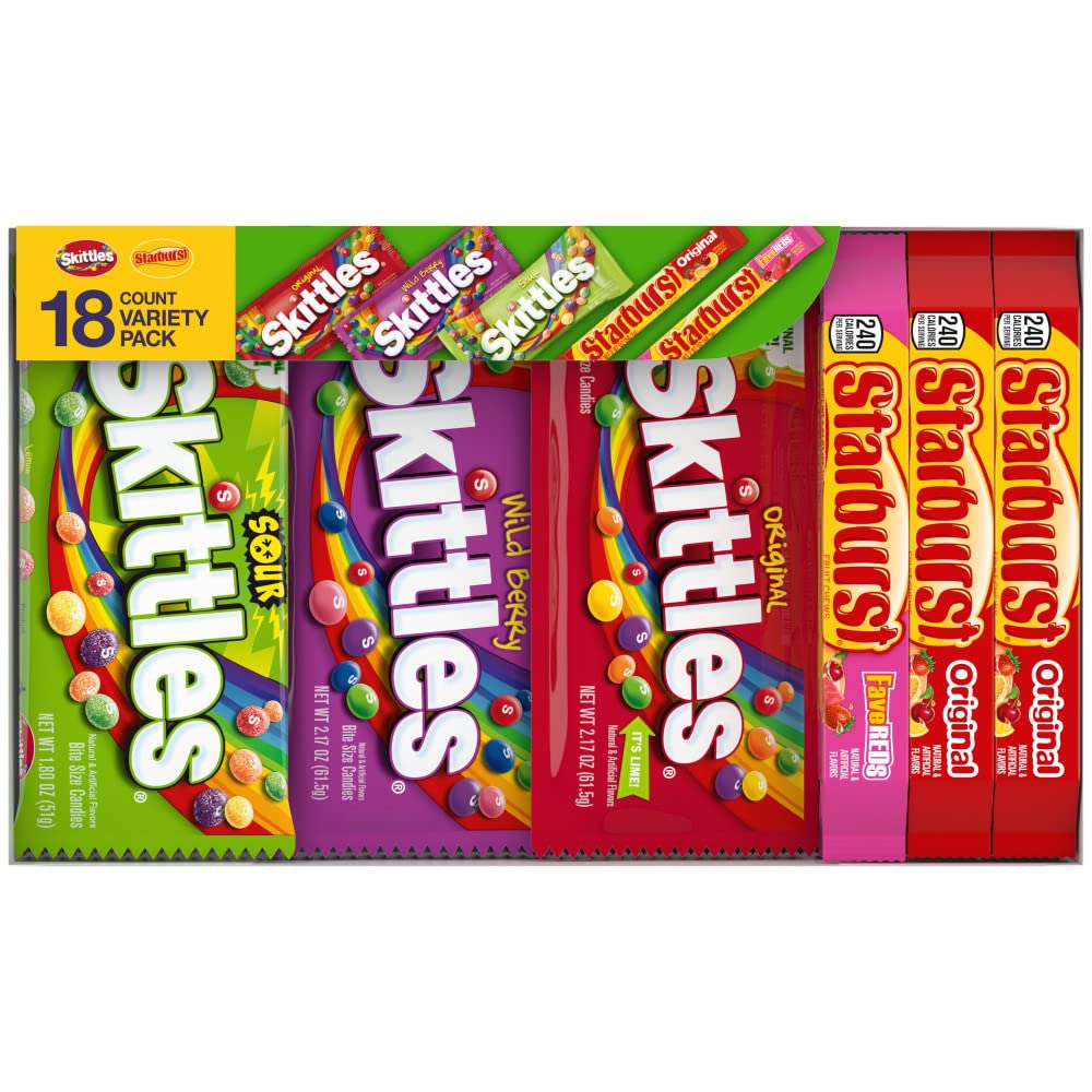 SKITTLES primer plano de textura resaltando colores vibrantes y sabor