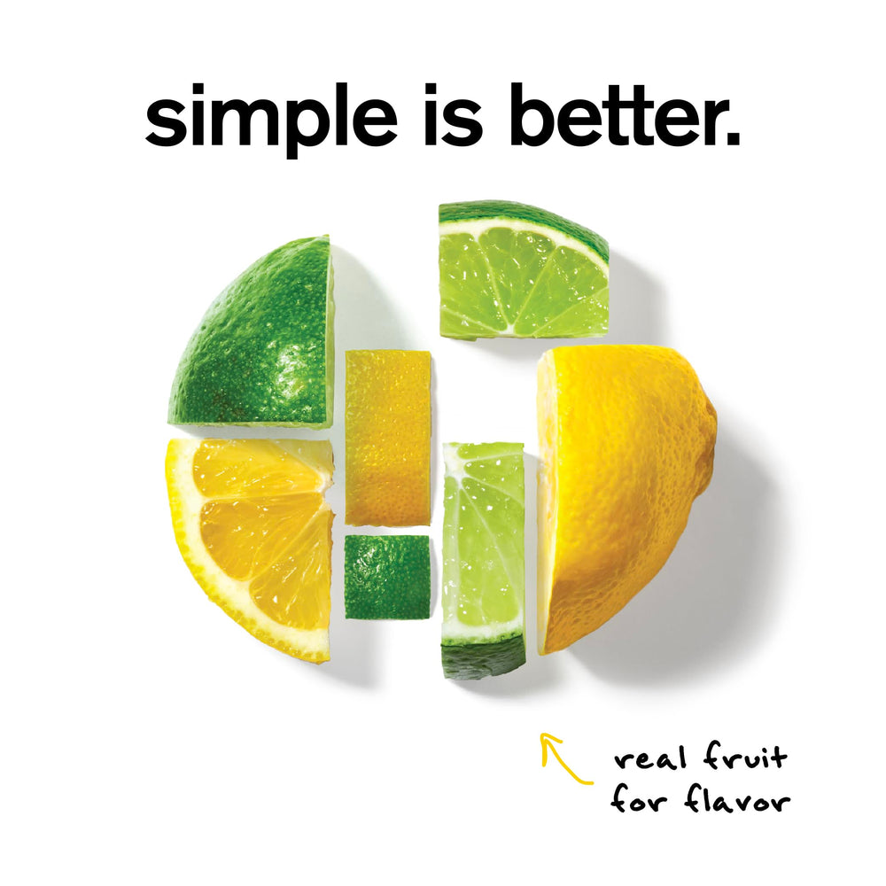 Skratch Labs ingredients with lemon and lime showing natural flavoring