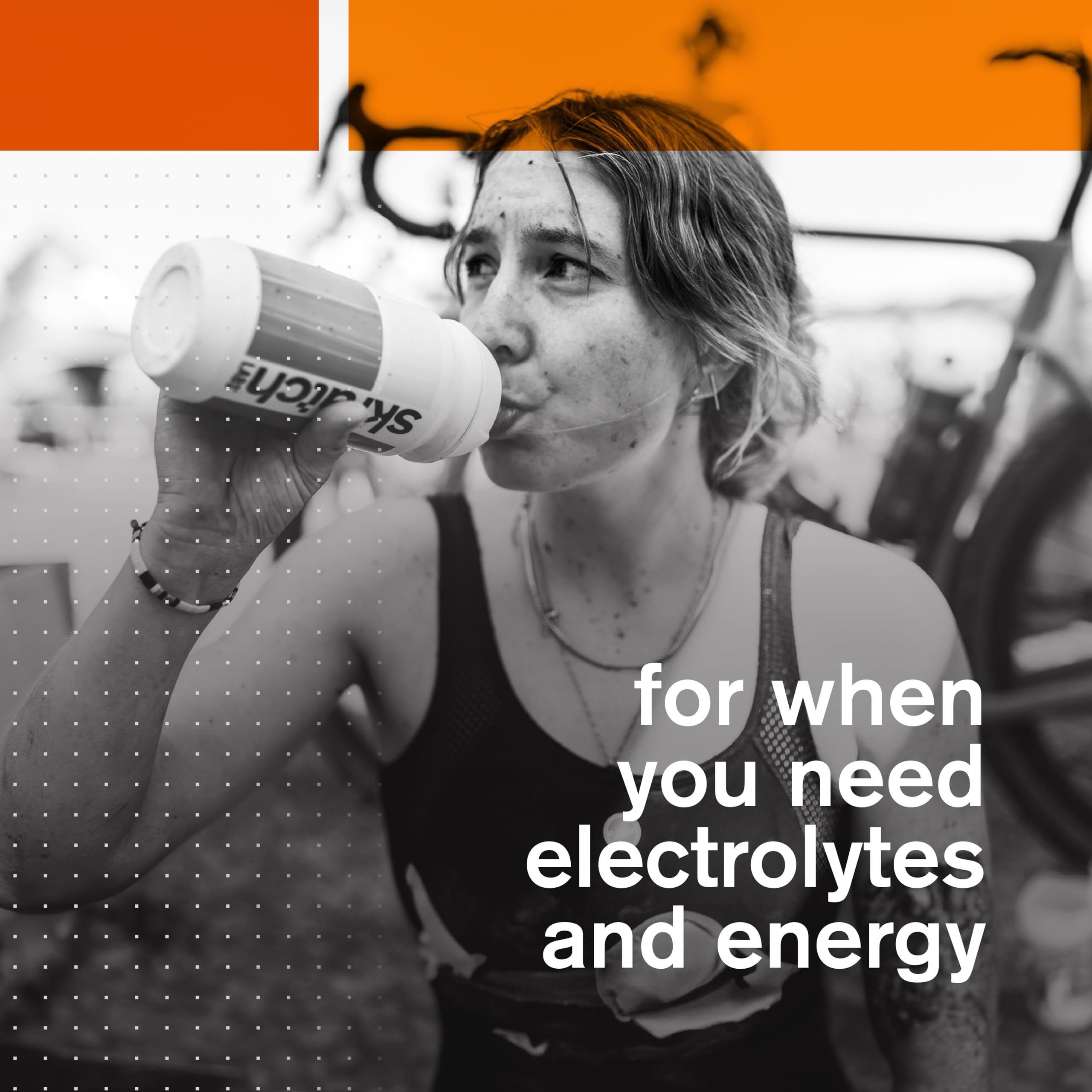 Skratch Labs nutrition label and ingredients panel showing clean, non‑GMO formulation