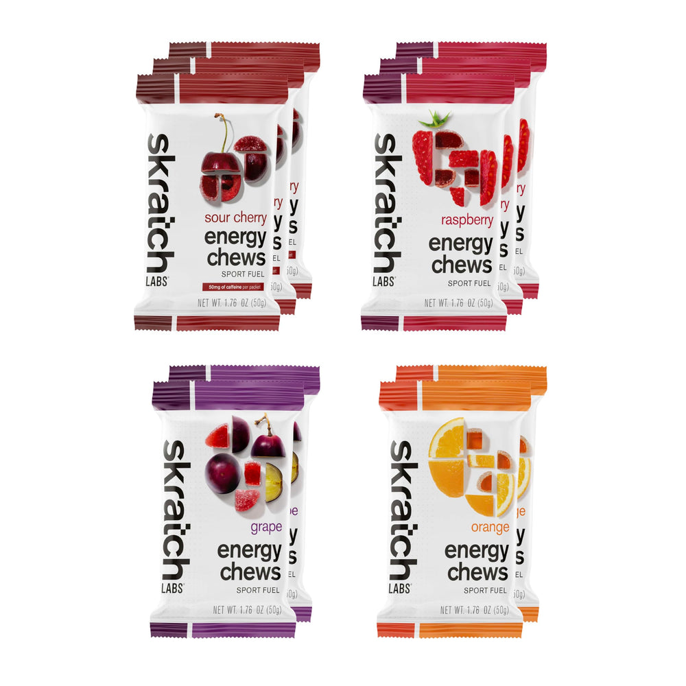 Skratch Labs en uso durante carrera para reponer energía rápida