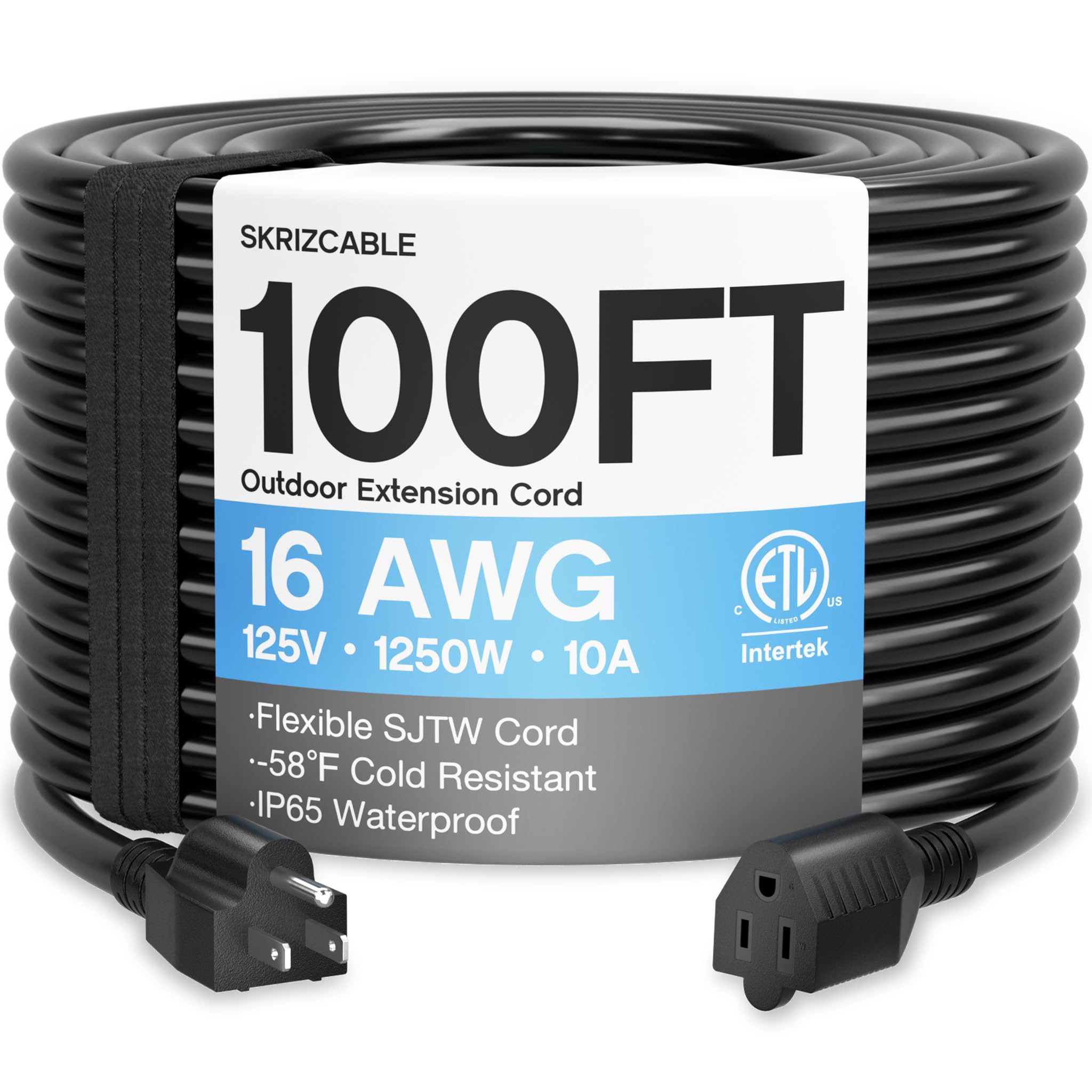 Skrizcable frente del enchufe resistente y seguro para exteriores