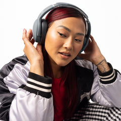 Skullcandy Crusher Evo bass slider detail on earcup benefit: instant tactile bass control