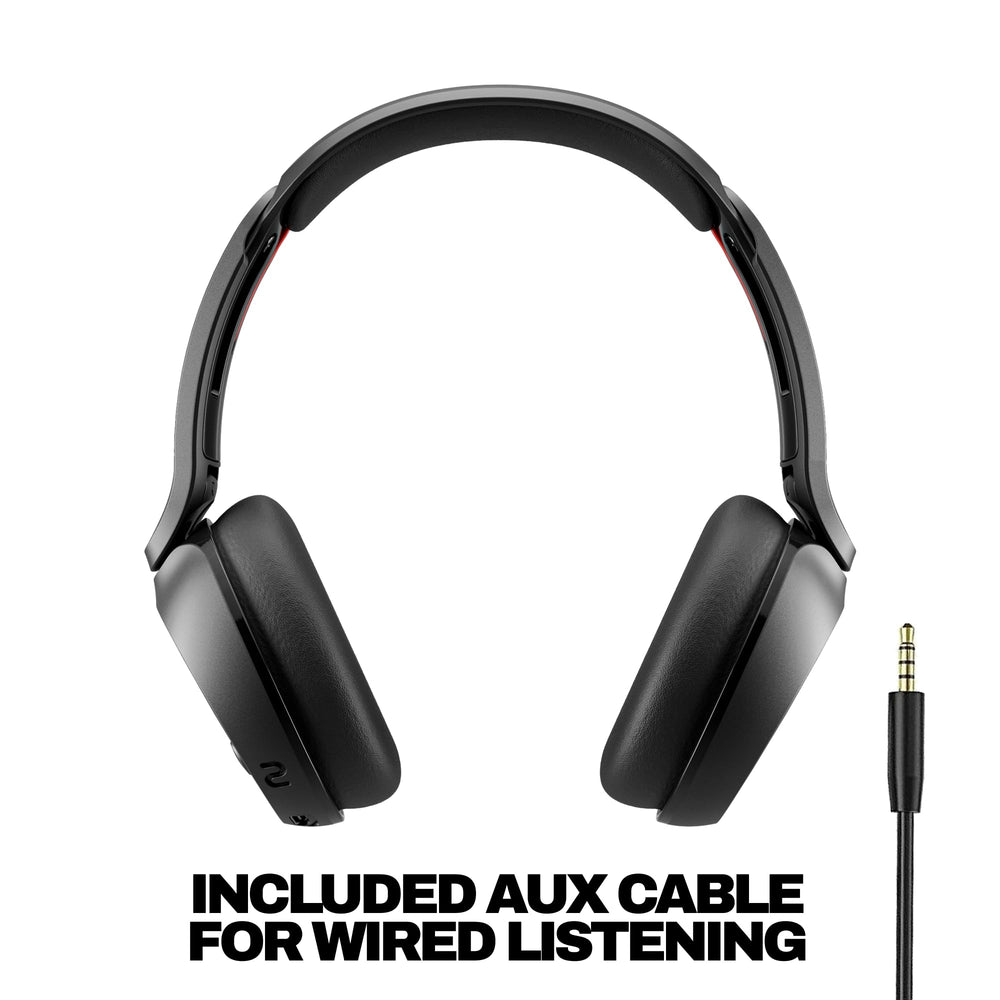 Skullcandy Icon 180 folded flat to show portable travel-ready convenience