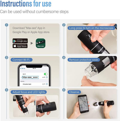 SKYBASIC held in hand to show size and portability for field use convenience