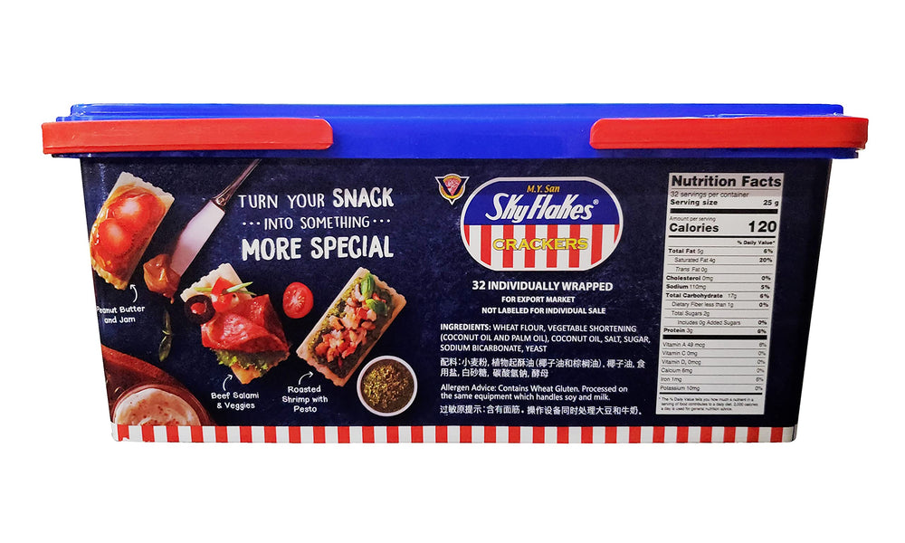 Skyflakes porciones servidas en plato listas para acompañar comidas