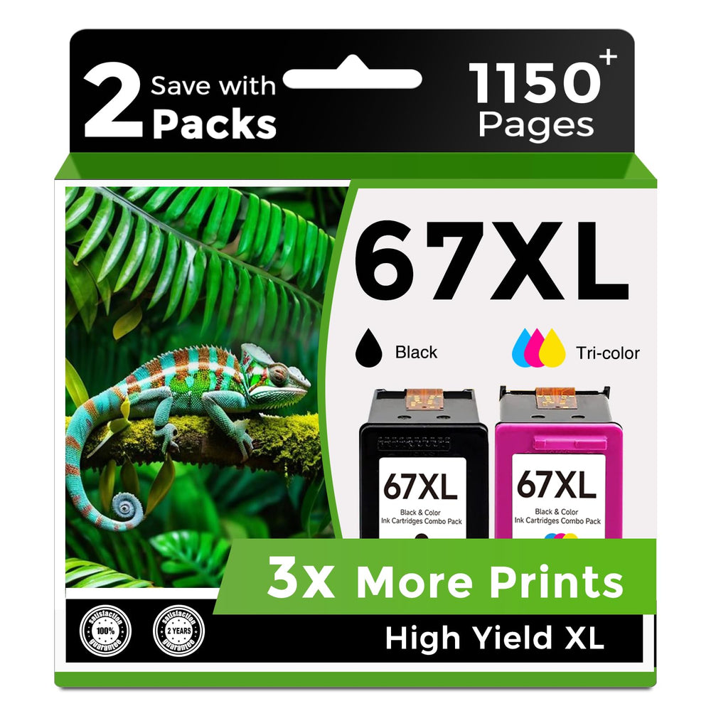 Skyink pack 67XL frontal mostrando caja y beneficios de ahorro