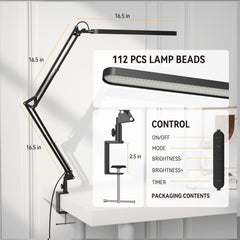 SKYLEO lamp head detail highlighting rotatable design that reduces glare