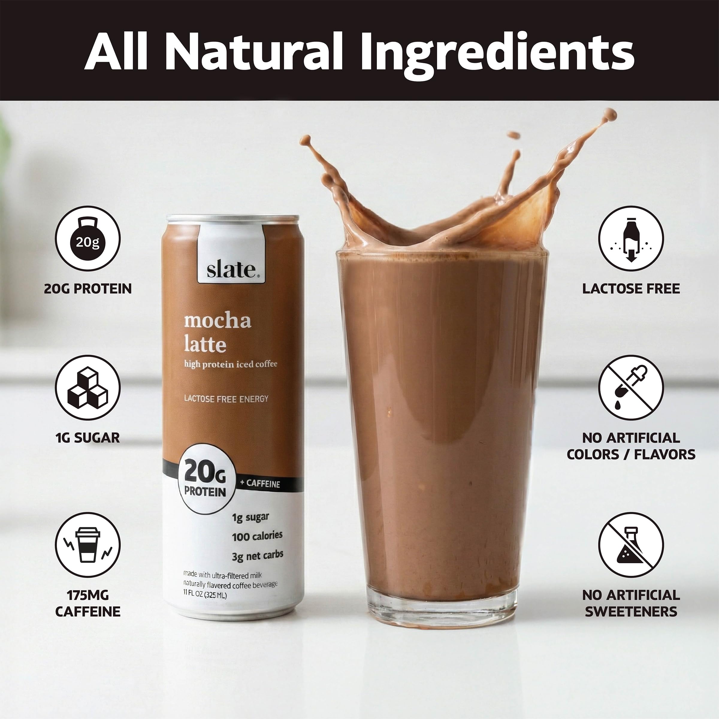 Slate primer plano de espuma y textura cacao para sabor intenso