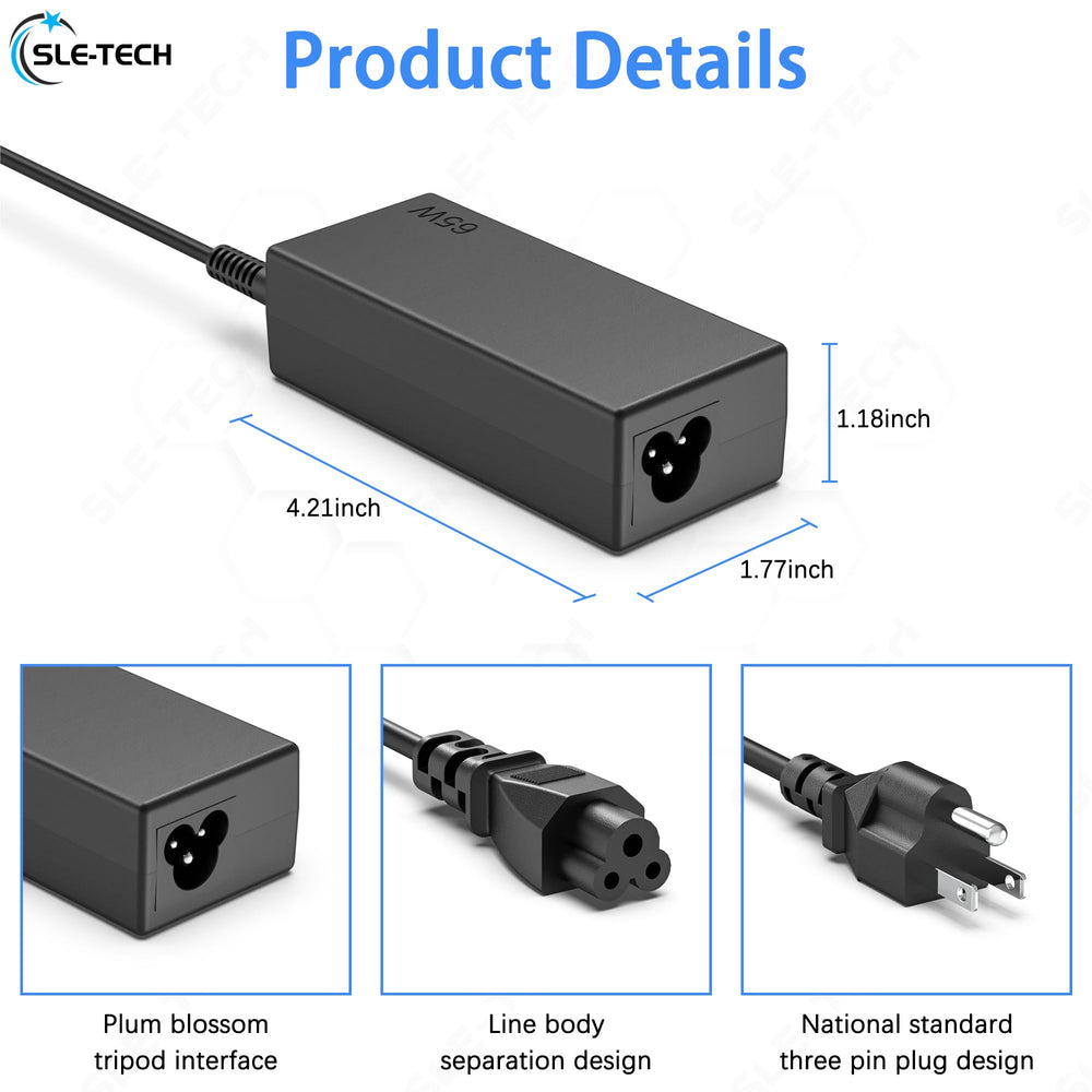 SLE-TECH conector USB-C enfocado, carga rápida segura para portátiles