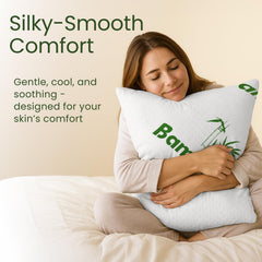 Sleepavo almohada colocada en cama, comodidad y apariencia acogedora