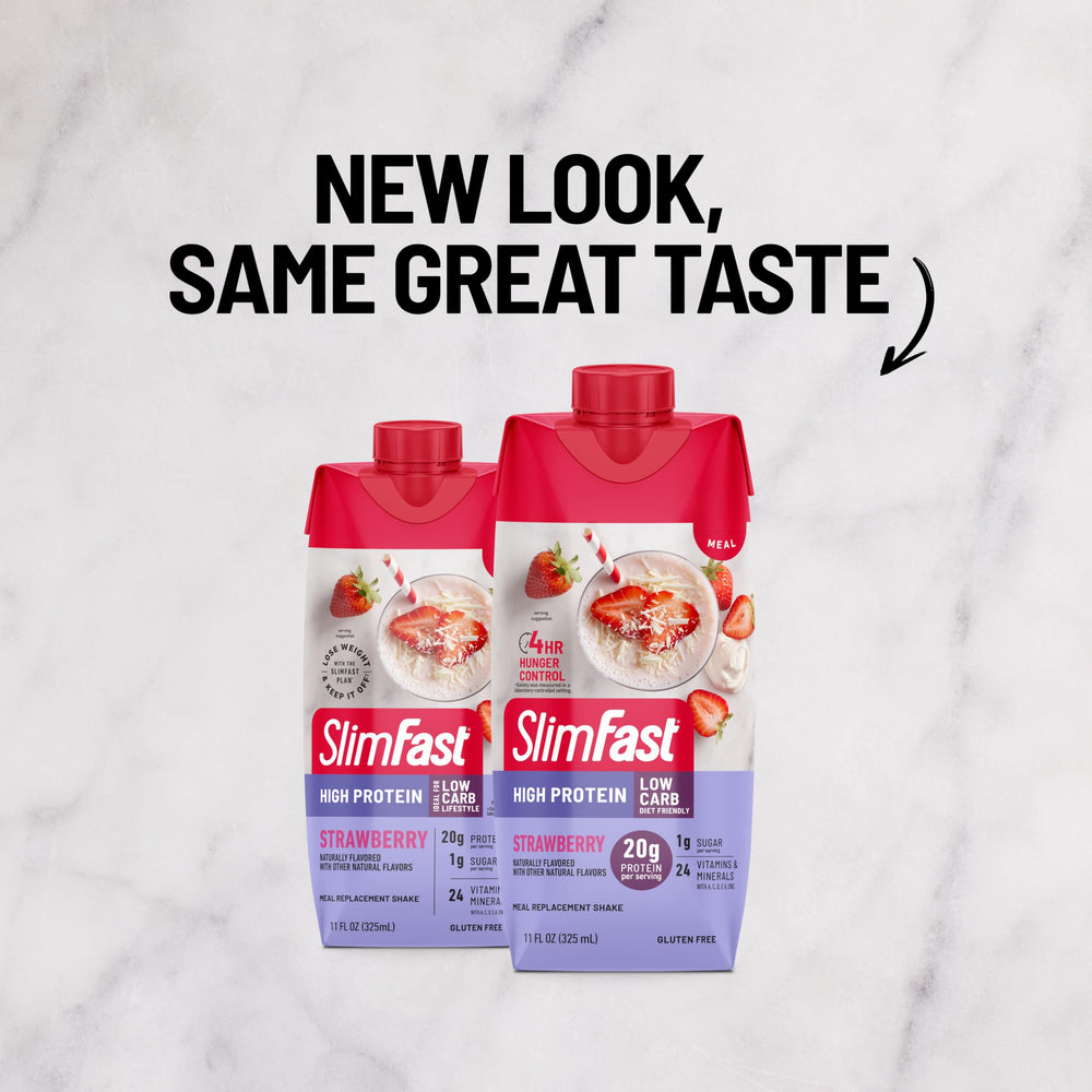 SlimFast primer plano de textura cremosa que facilita consumo agradable