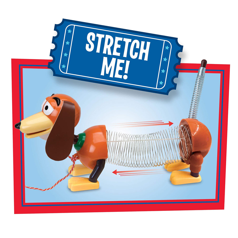 Slinky pulled along floor demonstrating walking motion and coordination