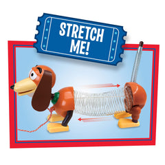 Slinky pulled along floor demonstrating walking motion and coordination