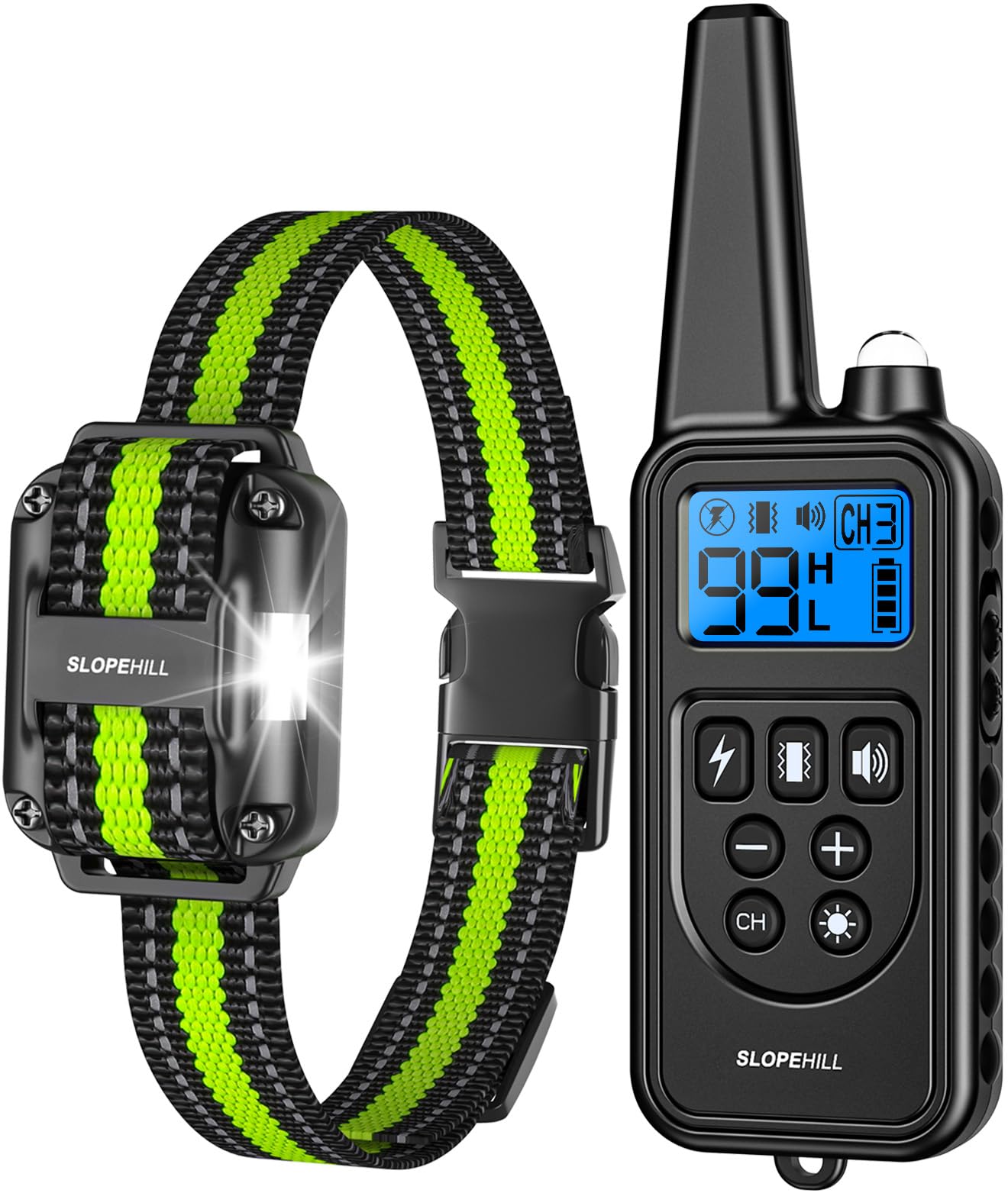 slopehill collar frontal mostrando diseño y beneficios de entrenamiento