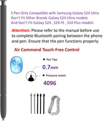 SLQ S Pen primer plano de punta 0,7 mm, detalle para trazos finos