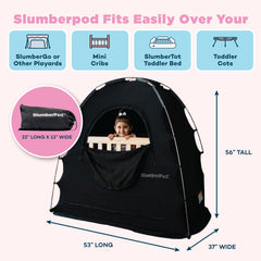 SlumberPod detalle del tejido que bloquea la luz y mantiene transpirabilidad