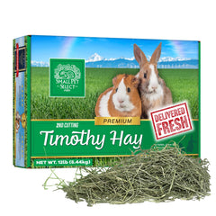 Small Pet Select heno frontal en caja, calidad premium y fresco