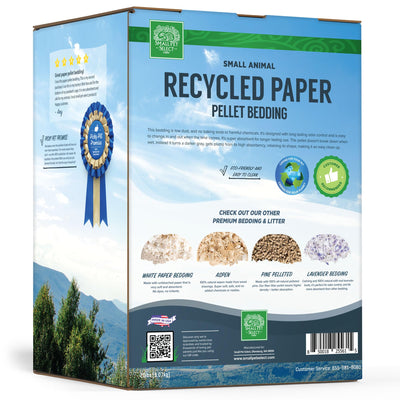 Small Pet Select pellets inside rabbit cage, demonstrates clean comfortable habitat