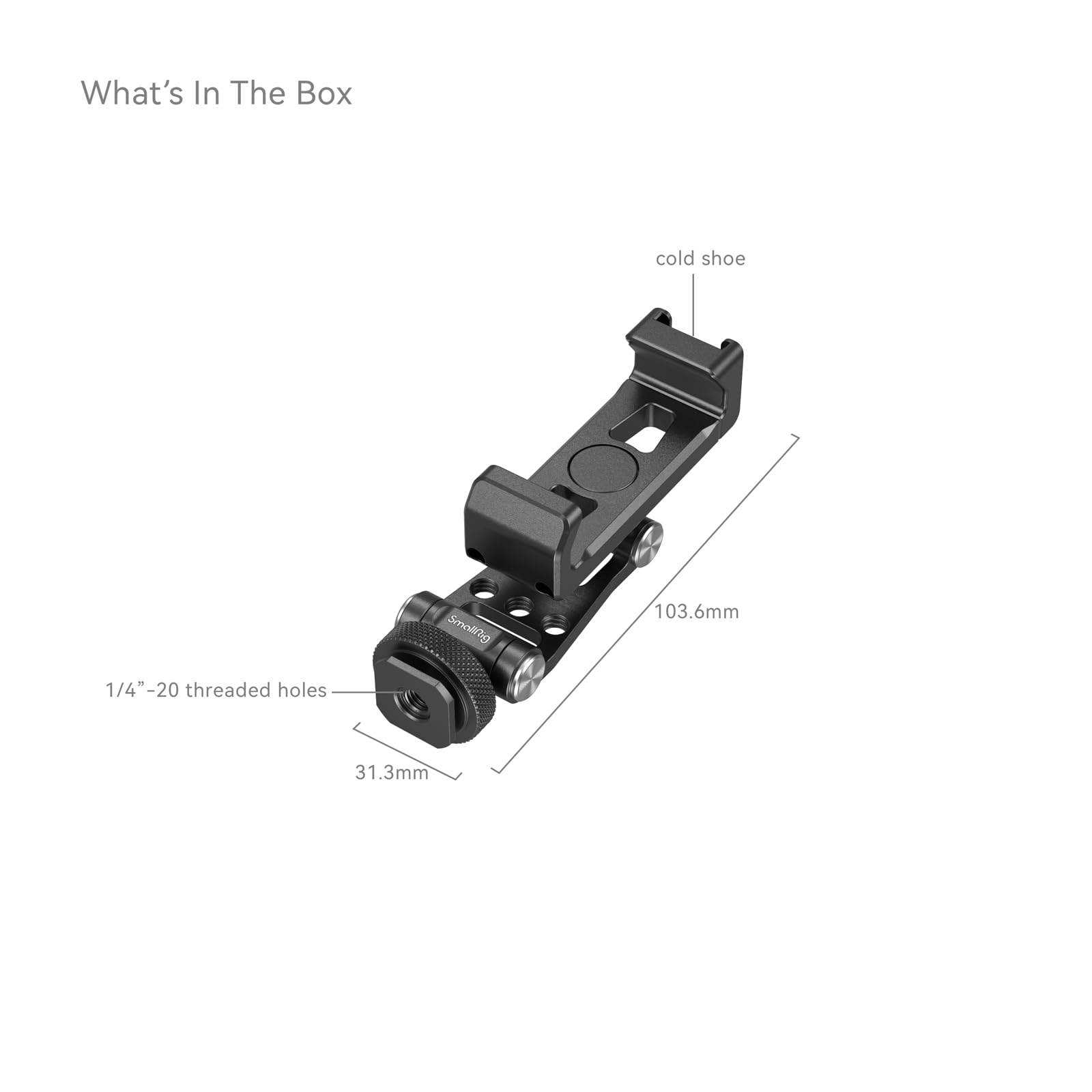 SMALLRIG primer plano de articulación ajustable para precisión de ángulo