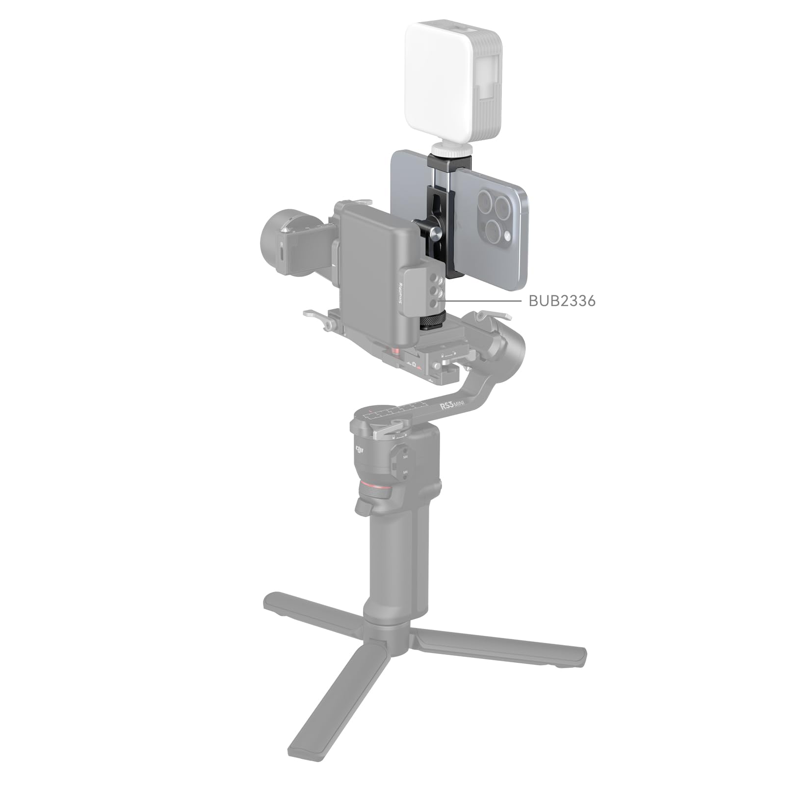 SMALLRIG detalle de la rosca 1/4"-20 para fijación estable en trípode