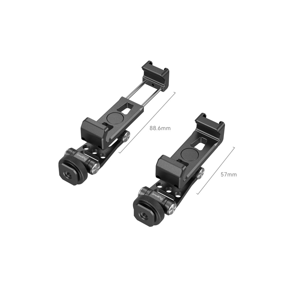 SMALLRIG montado en cámara mediante zapata cold shoe para grabar con teléfono