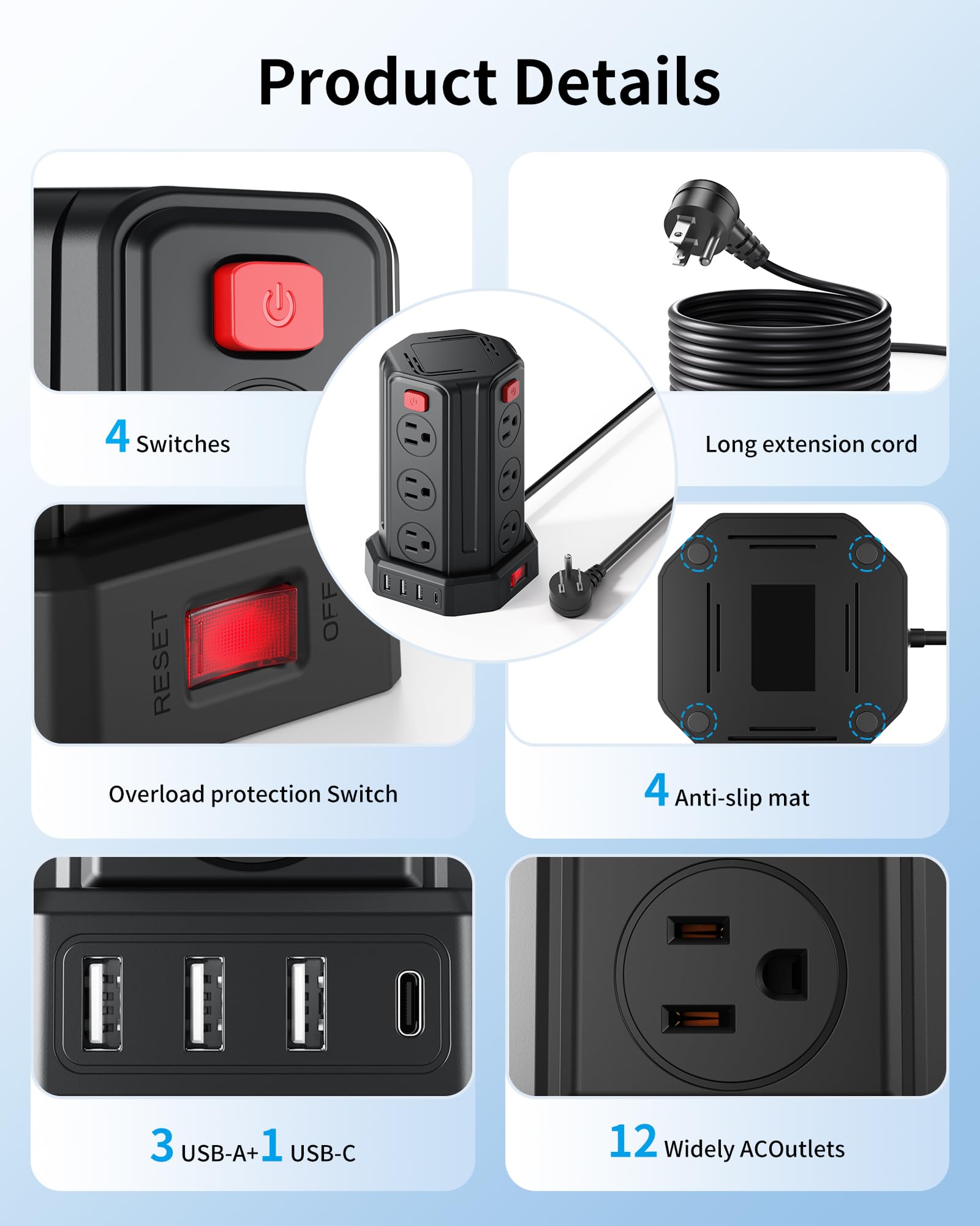 SMALLRT vista superior con distribución de tomas para adaptadores grandes