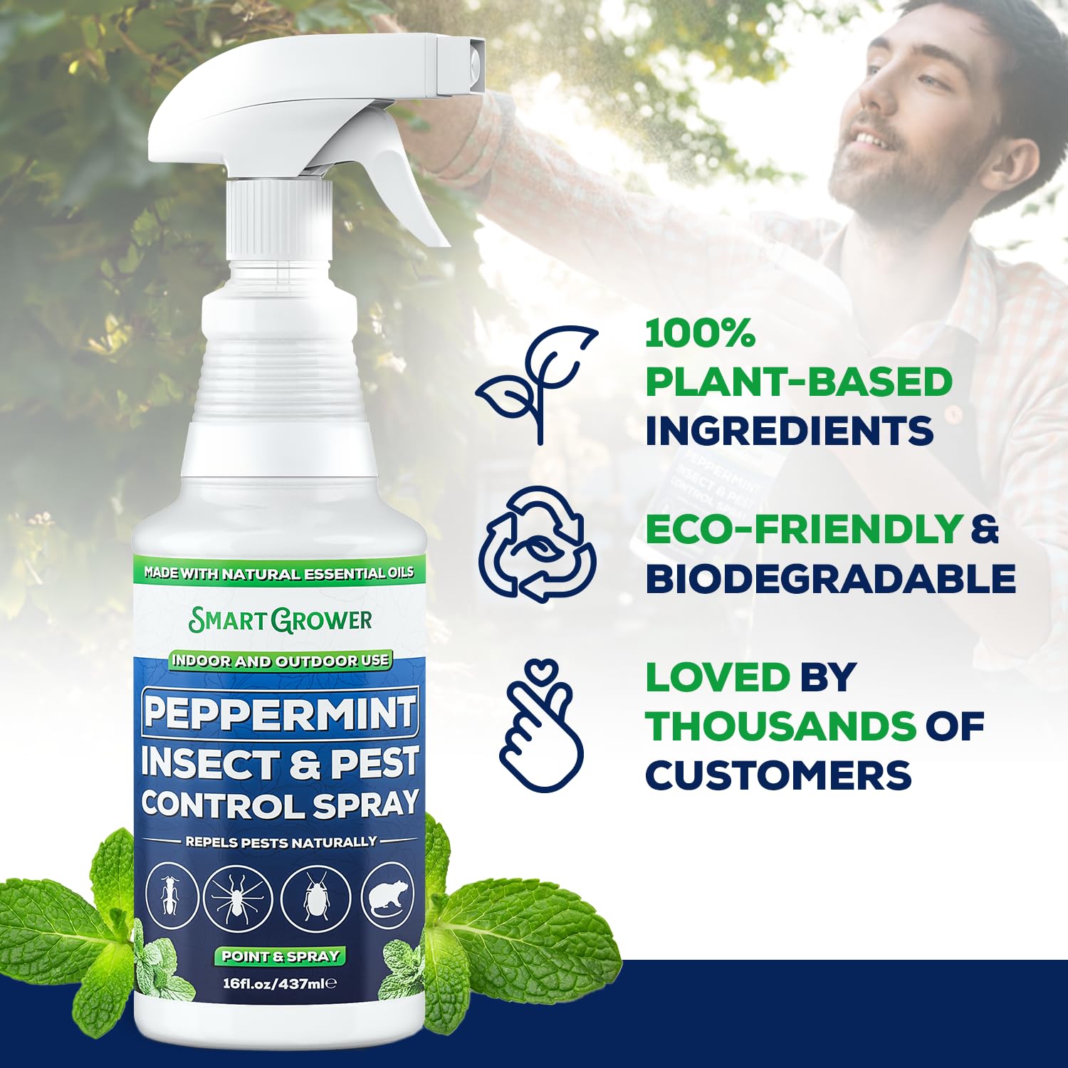 Smart Grower ambiente doméstico limpio beneficiado por repelente natural