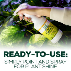 Smart Grower gotas sobre hoja que muestran textura aceitosa y acabado brillante