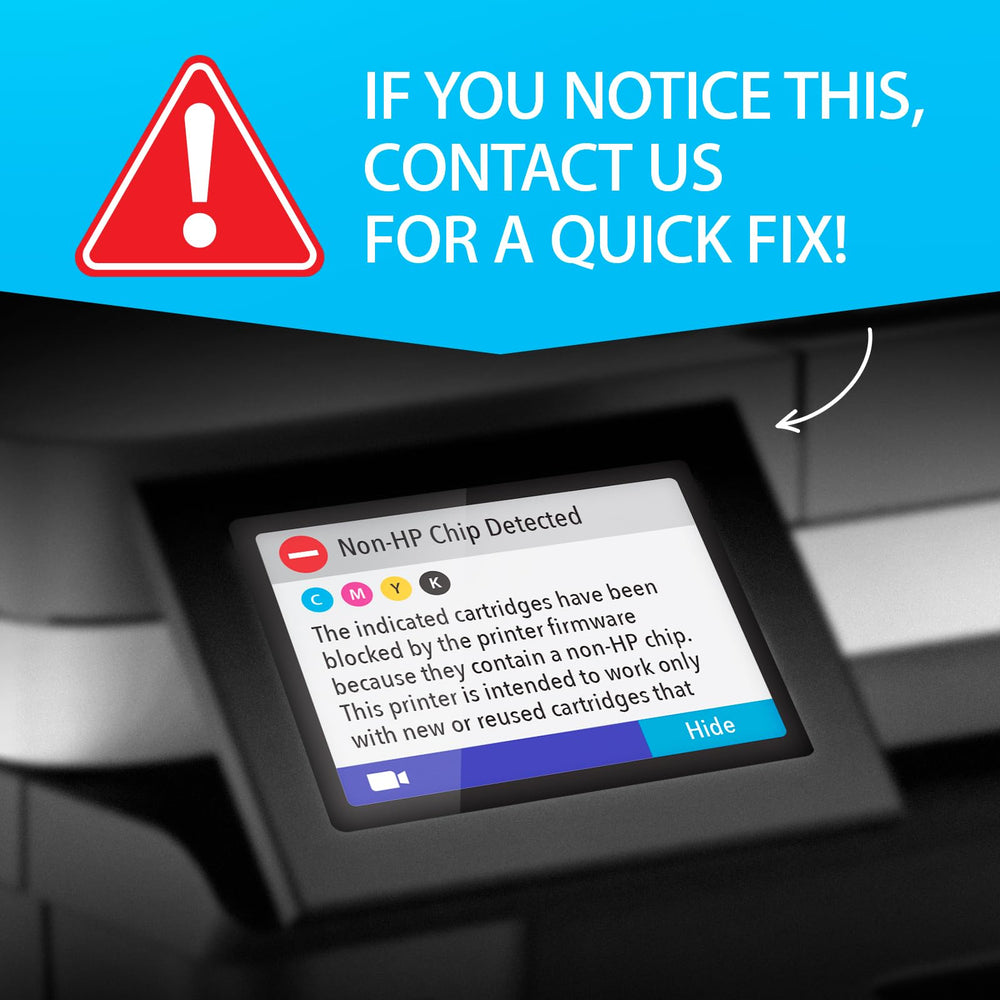 Smart Ink 902XL impresión de texto nítido demostrando calidad en negro