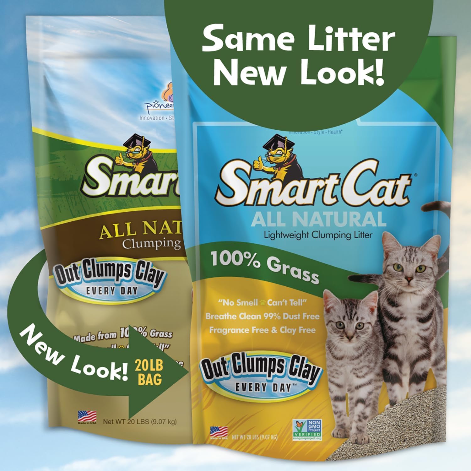 SmartCat detalle de textura arenosa que facilita el confort de patas