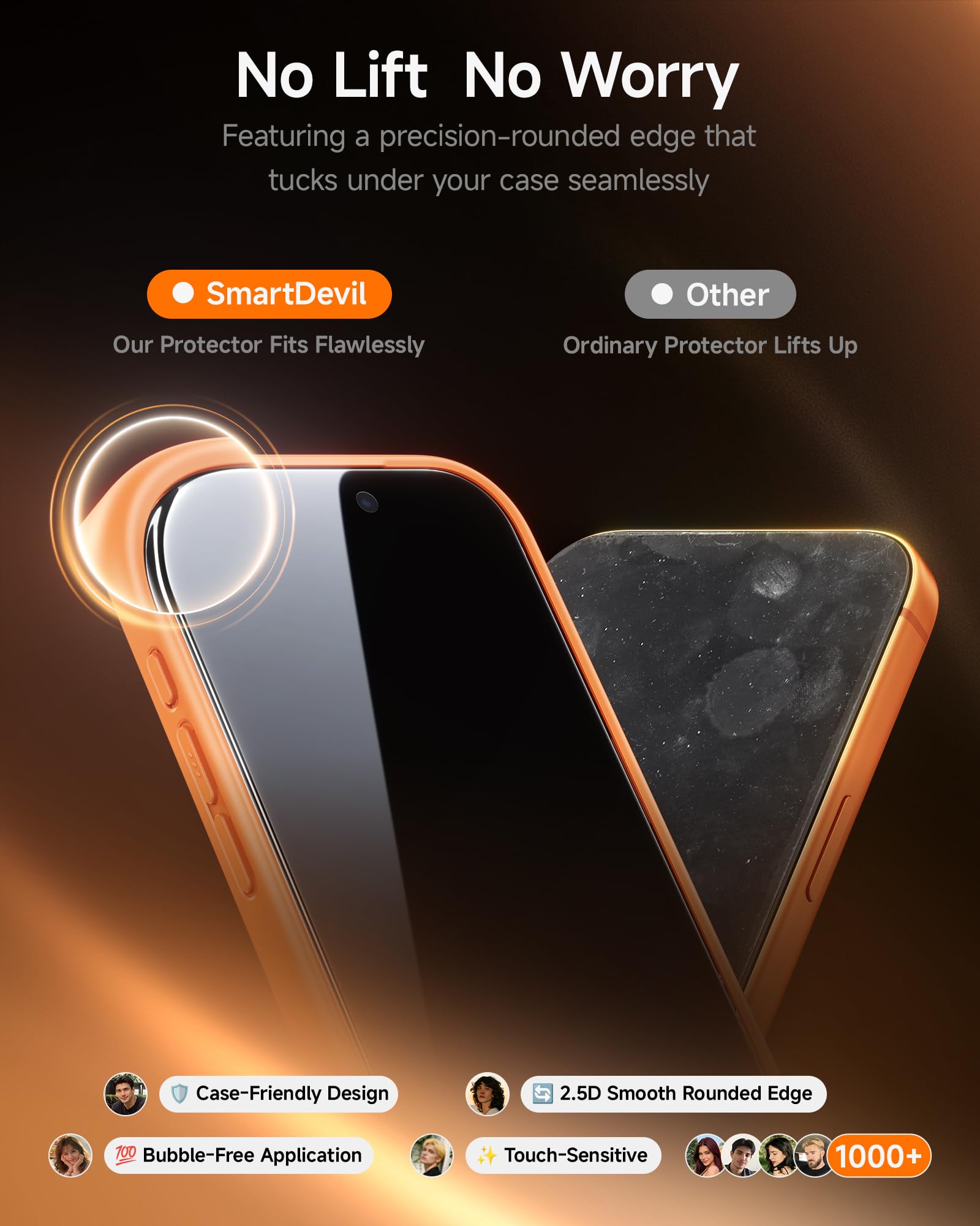 SMARTDEVIL estilo de vida con funda compatible y protección completa