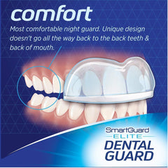 SmartGuard Elite molded guard fitted to teeth for custom comfort