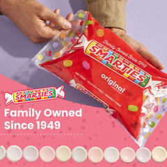 Smarties candy texture edge detail showing crisp wafer surface for flavorful bite