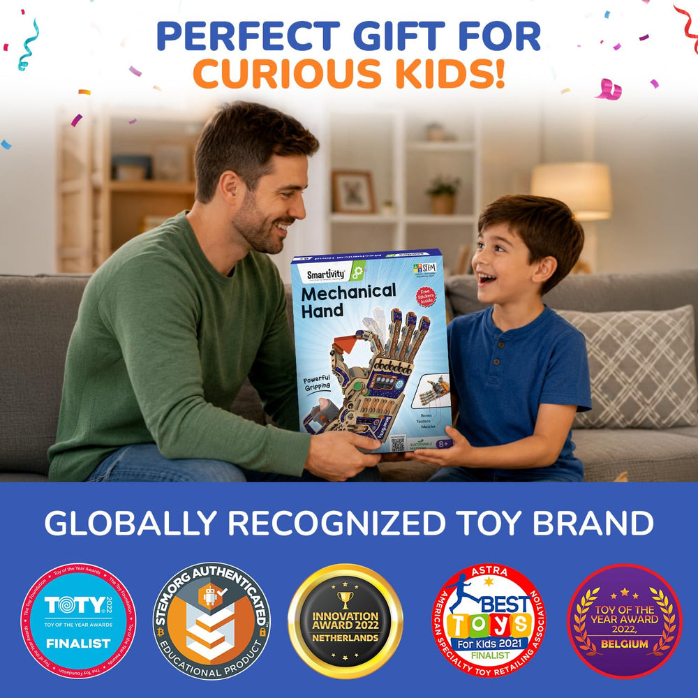 Smartivity etiqueta y manual con instrucciones claras y guía paso a paso