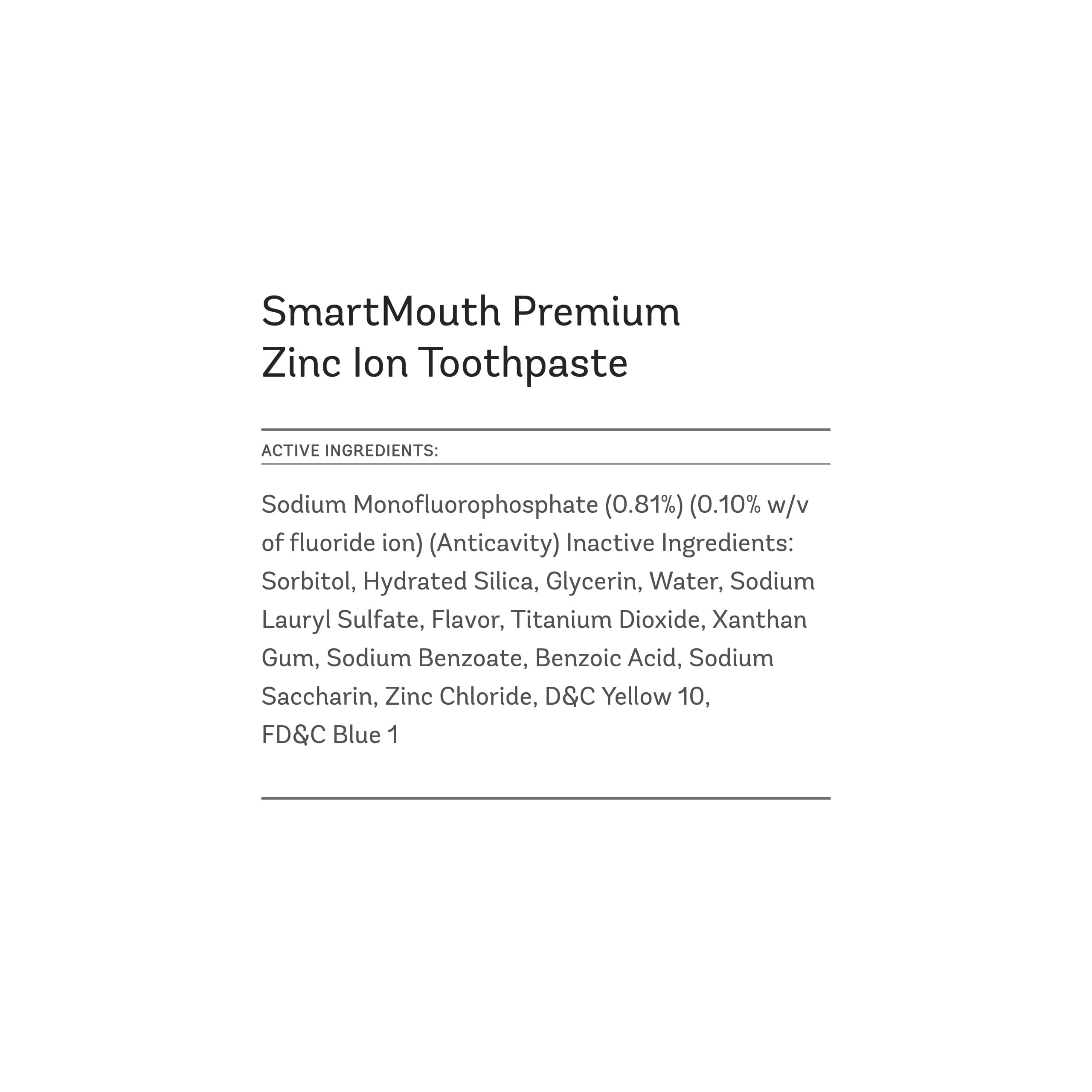 SmartMouth open tube with visible paste texture highlighting smooth application