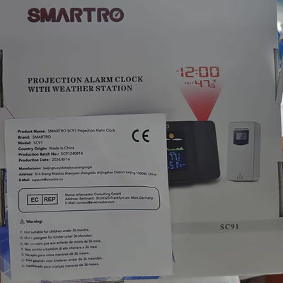 SMARTRO SC91 rear ports and DC adapter connection for stable power and continuous monitoring