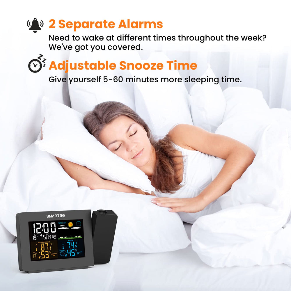 SMARTRO SC91 in bedroom lifestyle scene helping parents monitor nursery comfort and sleep