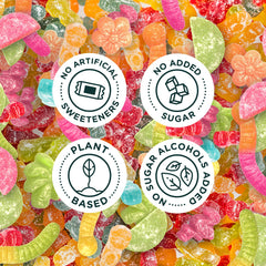 SmartSweets bolsa abierta como merienda, conveniente para llevar y compartir