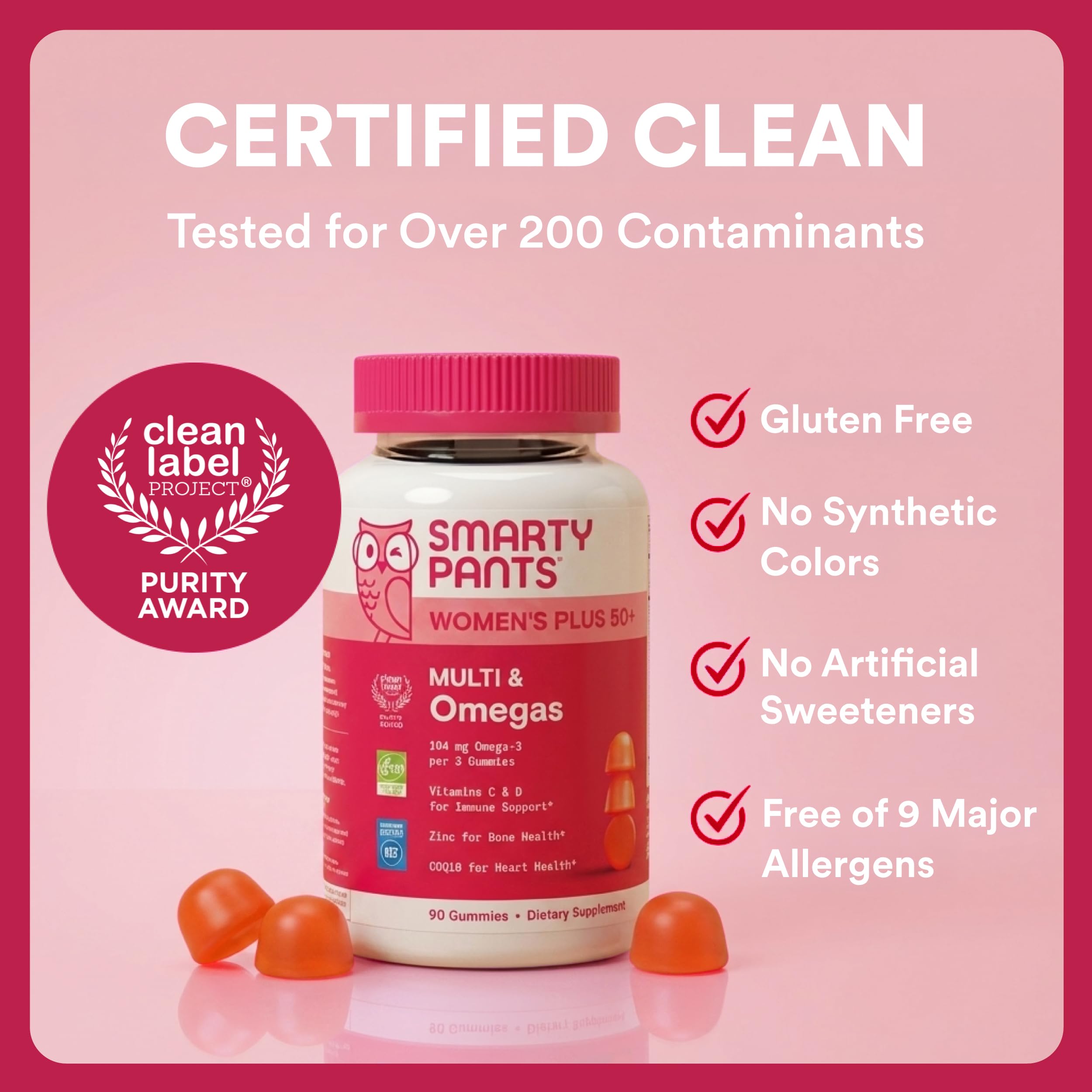 SmartyPants envase reciclable destacando cierre reutilizable y PCR