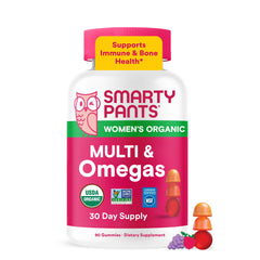 SmartyPants frente del envase mostrando diseño claro y beneficios